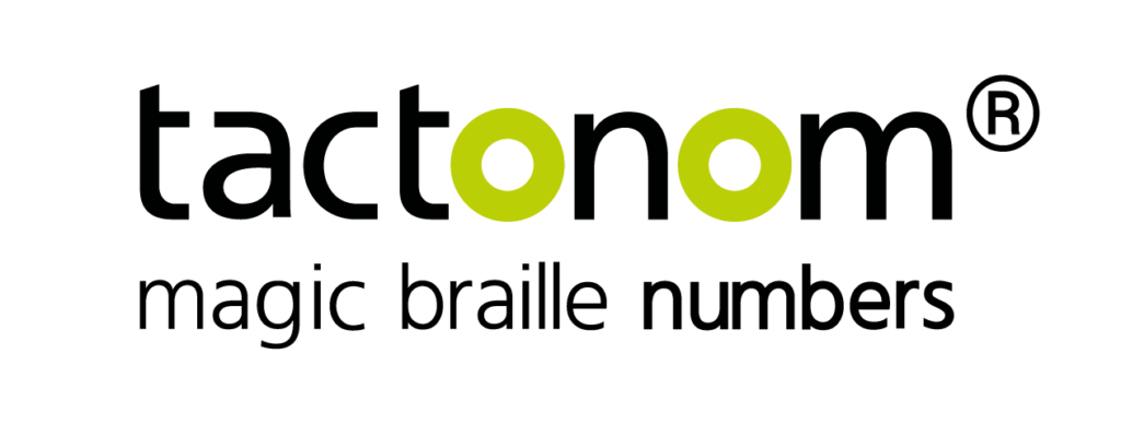 Tactonom Magic Braille Numbers Logo