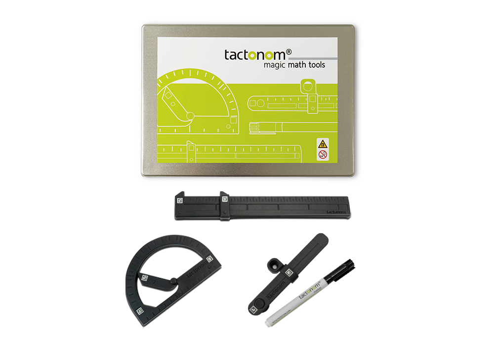 Magic Math Set mit Lineal, Winkelmesser und Zirkel